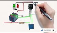 Auto 12V cut off battery charger circuit | Easy to make #diy electric circuit