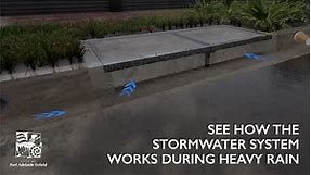 How the stormwater system works during heavy rain