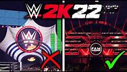 WWE 2K22: How To Make A Good Arena (Create-An-Arena Beginner's Guide)
