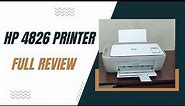 HP 4826 All in One Printer Full Review | Wifi | Cartridge Installation | Printing | Scanning