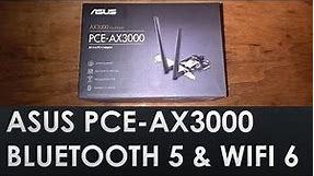 ASUS PCE-AX3000 Bluetooth 5 & Wifi 6 Adapter