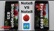 Galaxy Note 8 SHOWDOWN: Exynos 8895 VS Snapdragon 835