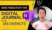 Journal with OneNote - Tips & Template