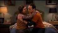 Sheldon and Amy all the kisses