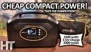 BEST BANG For The BUCK 1500w Solar Generator! Pecron S1500 Solar Power Station Review - HOBOTECH - Off Grid Product Reviews and Solar Tech Influencer on YouTube