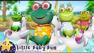 5 Little Speckled Frogs Chillin' By The Pool | Little Baby Bum Animal Club | Fun Songs for Kids