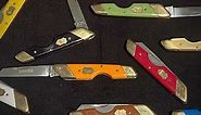 KNIVES Fall colors. Rare 10 knife set Shark by Taylor Cutlery Japan