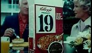 Tom Harmon & Mark Harmon Kellogg's Product 19 Cereal Commercial '72