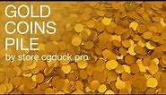 Gold Coin Pile by store.cgduck.pro