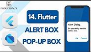 Alert Dialog Box In Flutter | Pop up in Flutter | Create Dialog Box