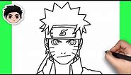 How To Draw Naruto Uzumaki - Easy Step By Step Tutorial