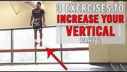 3 Exercises To INCREASE YOUR VERTICAL Pt.2 | JUMP HIGHER | The Lost Breed