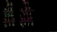 Multiplying multi-digit numbers