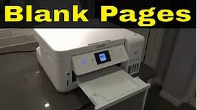 Epson ET-2760 Printing Blank Pages-Easy Fixes-Tutorial
