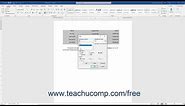 Word 2019 and 365 Tutorial Using the Tabs Dialog Box Microsoft Training