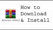 How to Download Winrar 64 bit || Windows 10