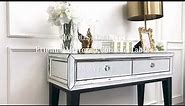 Etienne Mirrored Console Table - An All-Time Best Seller