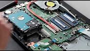 How To Replace Toshiba Satellite HDD, Hard Drive, SSD, Solid State Drive & RAM
