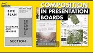 Composition in Presentation Boards for Architecture using Indesign