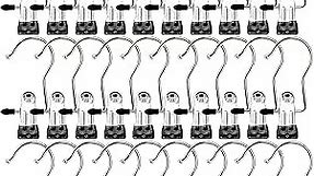 Boot Hangers Clips Laundry Hooks Hanging Clips Clothes Pins Closet Hanger Organizer Clamps Socks Towel Clips Heavy Duty Clothespins Bulk Hanger Clips for Closet Travel Pants Socks Handbags, 30 Pack