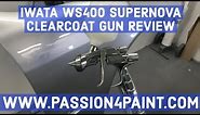 ANEST IWATA WS400 SUPERNOVA EVO 1.3 HD Clearcoat Spraygun Review