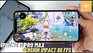 iPhone 11 Pro Max Genshin Impact Gaming test 2021 | Highest Settings, 60 FPS