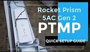 Ubiquiti - How To Setup Rocket Prism 5AC Gen 2 As An ACCESS POINT In A PTMP Wireless Network