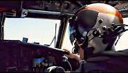 C-2A Greyhound Takeoff/Landing & Cockpit Video • Slow Motion