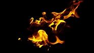 SLOW MOTION FIRE FLAMES HD STOCK FOOTAGE