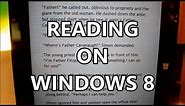 Reading on Windows 8 - a look at Kindle, Nook, and Kobo