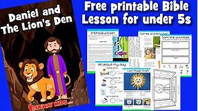 Daniel and the Lion’s Den - Bible lesson for kids - Trueway Kids