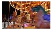 merry go round carousel horses funfair fairground ride moving
