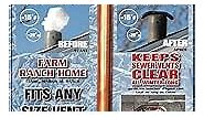 Vent Defroster for Sewer Pipes & Roof Vents, Prevents Freezing & Clogging, Copper Tee, Made in USA