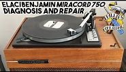 Elac/Benjamin Miracord 750 Turntable Repair