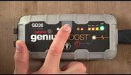 How To Jump Start A Car Battery - NOCO Genius Boost GB30 UltraSafe Lithium Jump Starter