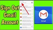 How to Sign out Gmail Account in Phone