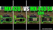GeForce4 MX 420 vs GeForce4 MX 440 SE SDR (64 bit and 128 bit) Test In 11 Games (Capture Card)