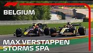 Verstappen Storms Through The Field At Spa! | 2022 Belgian Grand Prix