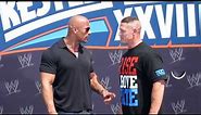 The Rock & John Cena Face Off at WrestleMania 28 Press Conference