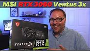 MSI GeForce RTX 3060 Ventus 3x Graphics Card Unboxing & Heaven Benchmark