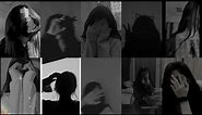 💞 Hidden Face Black Screen DPz For Girls | 🦋 Stylish Hidden Face Girls Dpz | 🌺Girls Black Dp Poses