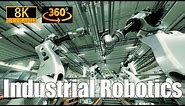 Industrial Robot Factory - 8K - 360° 3D Animation - Cinematic Version