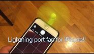 Mini iPhone Fan (Lightning Port Fan) Review