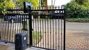 Van Nuys Wrought Iron Sliding Gate| Mulholland Security Los Angeles