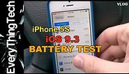 iPhone 5S iOS 9.3 Battery Test [VLOG]