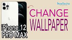 iPhone 12 Pro MAX - How to Change Wallpaper | Howtechs
