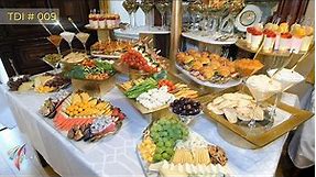 Buffet Table decorating ideas # 009 | Wedding Appetizer Buffet Table