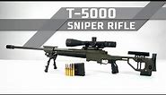 T-5000 high precision sniper rifle in action