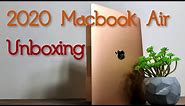 2020 MacBook Air GOLD Unboxing - THIS IS ROSE GOLD