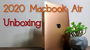 2020 MacBook Air GOLD Unboxing - THIS IS ROSE GOLD